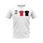 Manchester United 1998-1999 Retro Shirt T-shirt (White) (G Neville 2)