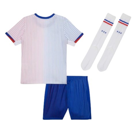 2024-2025 France Away Little Boys Mini Kit (Zaire Emery 18)