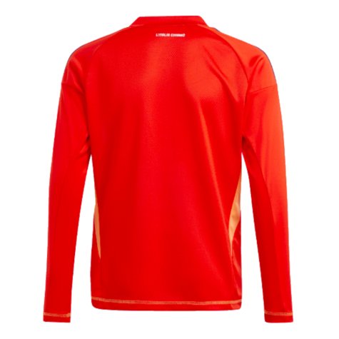 2024-2025 Italy Home Goalkeeper Shirt (Red) - Kids