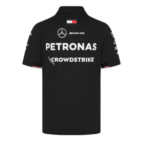 2024 Mercedes-AMG Petronas Team Polo Shirt (Black)