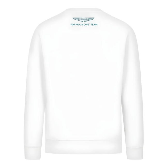 2024 Aston Martin Logo Crew Sweatshirt (White)