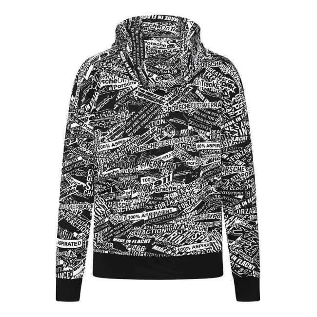 2024 Porsche Motorsport Quoted AOP Oversized Sweatshirt (Black)