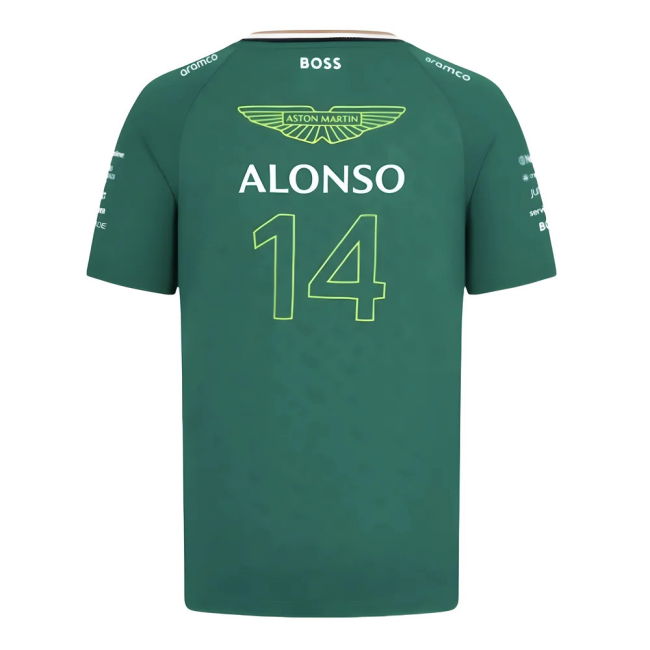 2024 Aston Martin Fernando Alonso Team T-Shirt (Green)
