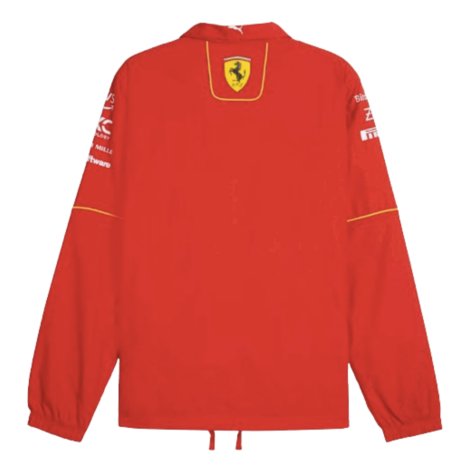 2024 Scuderia Ferrari Coach Team Jacket (Red)