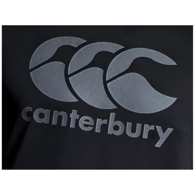Canterbury Mens Large Logo Superlight Tee (Black)