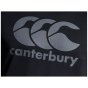 Canterbury Mens Large Logo Superlight Tee (Black)