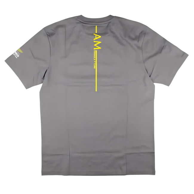 2024 Aston Martin Lifestyle Tonal Car Graphic T-Shirt (Grey)