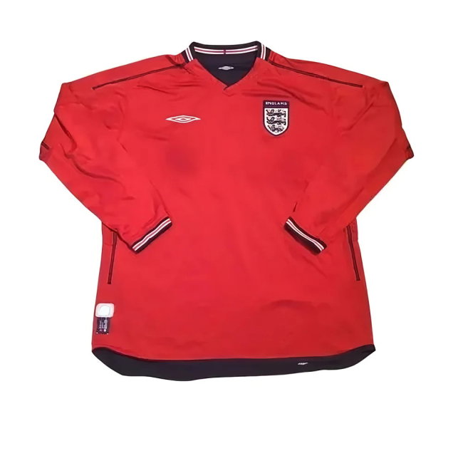 England 2002-04 Long Sleeve Away Shirt (S) (Very Good) (LAMPARD 8)