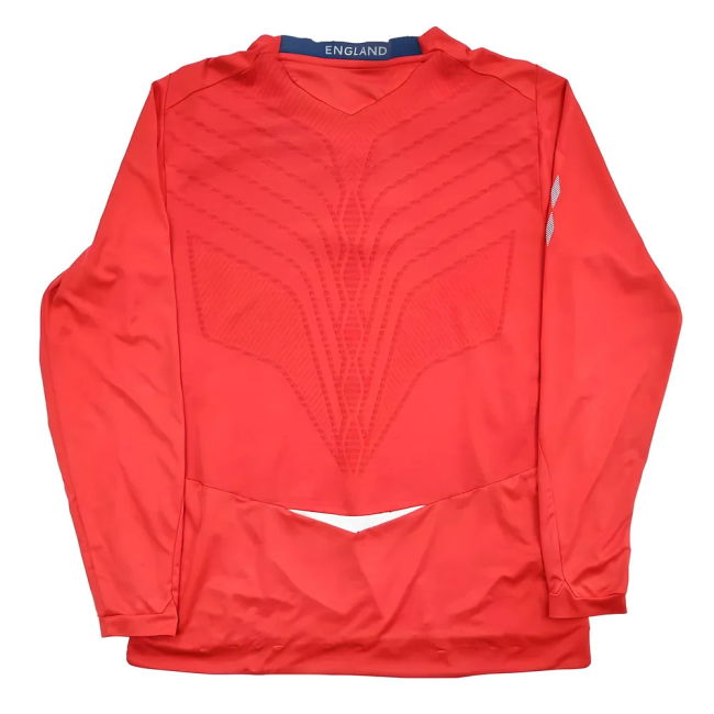 England 2008-10 Long Sleeve Away Shirt (XXL) (Excellent)