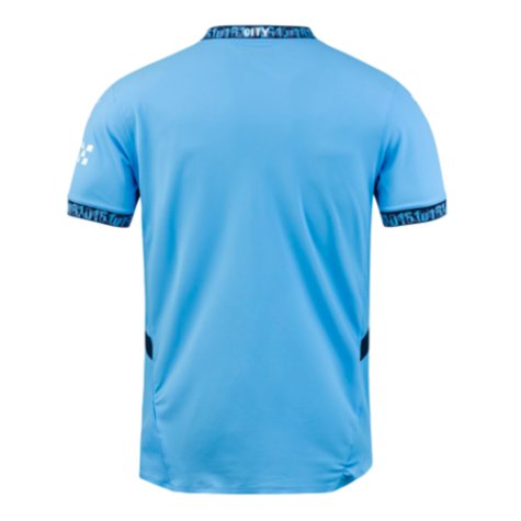 2024-2025 Man City Home Authentic Shirt with packaging (Your Name)