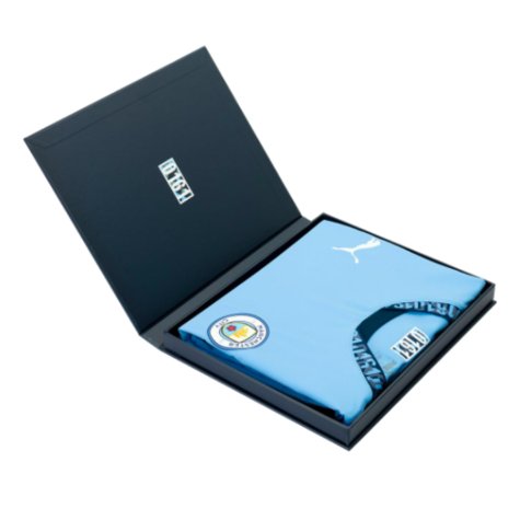 2024-2025 Man City Home Authentic Shirt with packaging (Your Name)