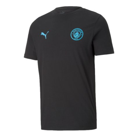 2024-2025 Man City ESS Tee (Black) (Savinho 26)