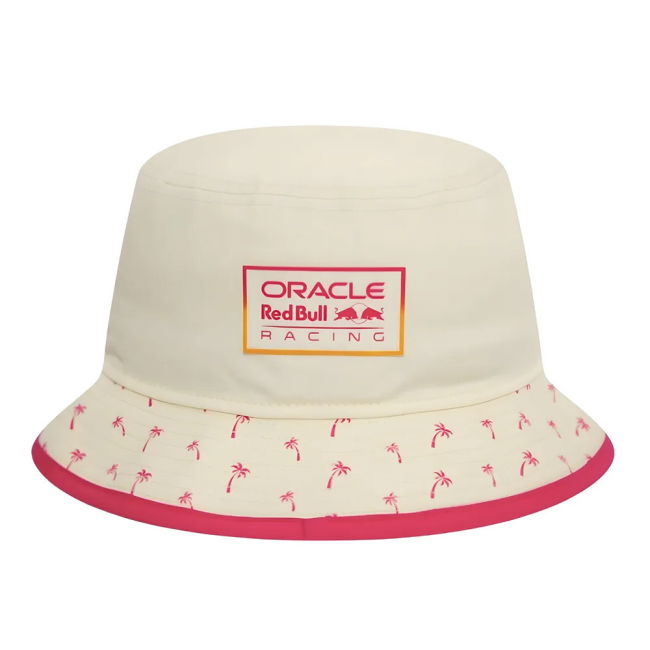 2024 Red Bull Racing Miami Off White Bucket Hat - Large