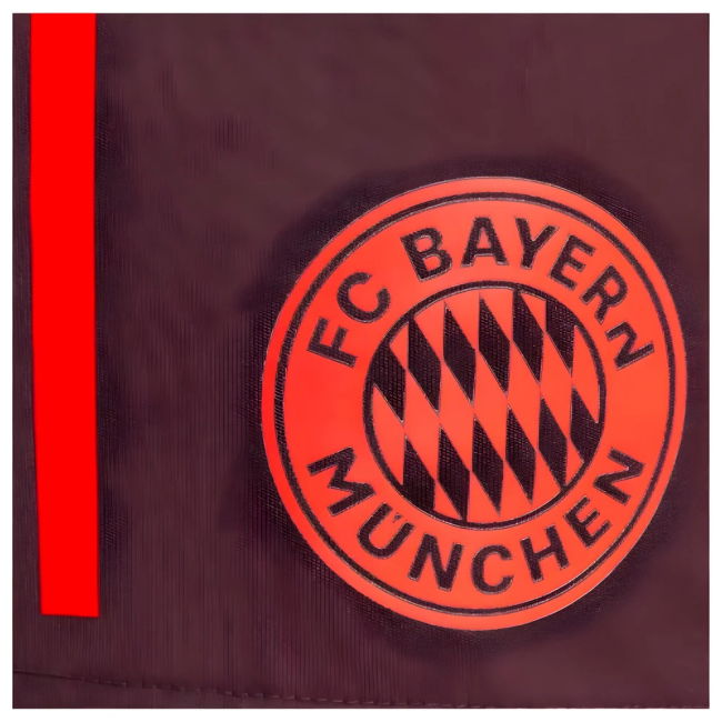 2024-2025 Bayern Munich Training Shorts (Shadow Maroon)