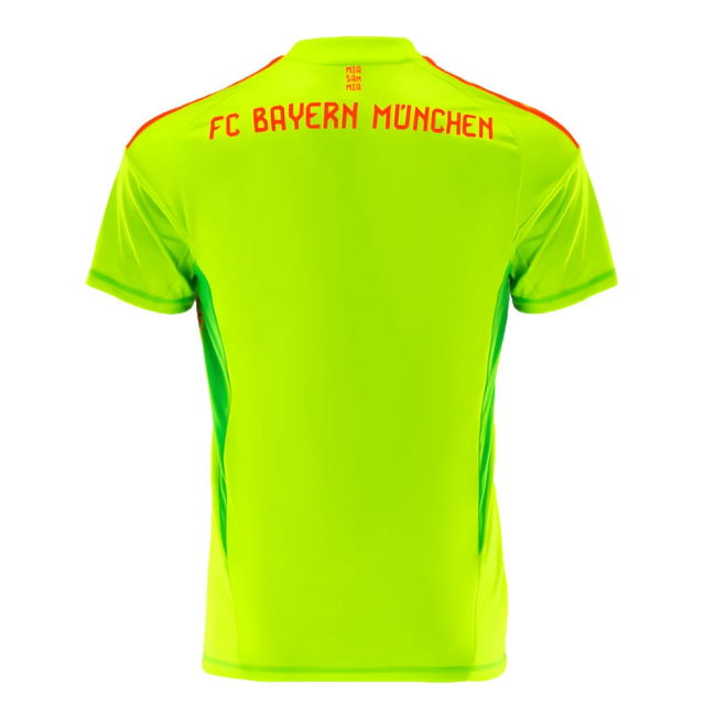 2024-2025 Bayern Munich Home Goalkeeper Shirt (Yellow) (Peretz 18)