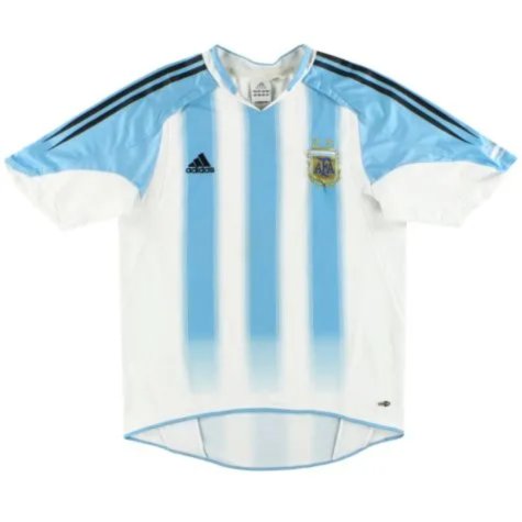 Argentina 2004-06 Home Shirt (S) (Good) (Mascherano 5)