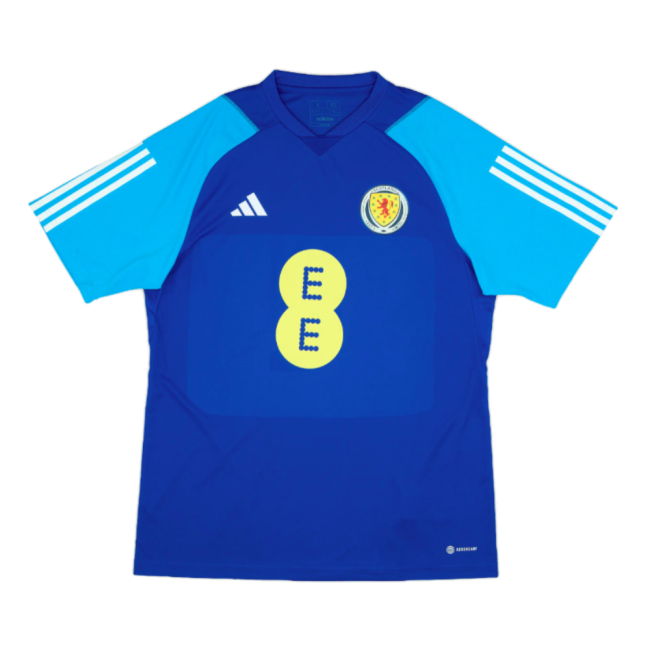 2023-2024 Scotland Player Issue Training Shirt (Blue) (McTominay 4)