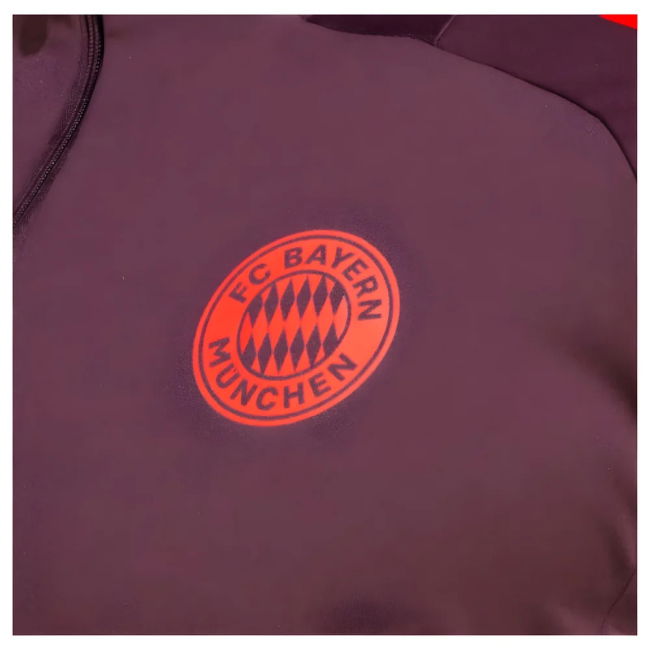 2024-2025 Bayern Munich Training Top (Shadow Maroon)
