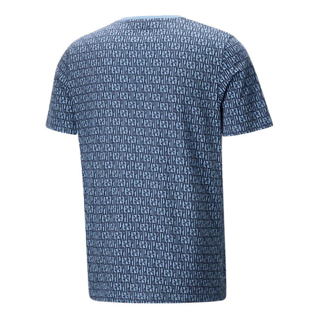 2024-2025 Man City ftblCulture Tee AOP (Navy) - Kids (Foden 47)