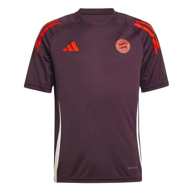 2024-2025 Bayern Munich Training Tee (Shadow Maroon) - Kids (Olise 17)