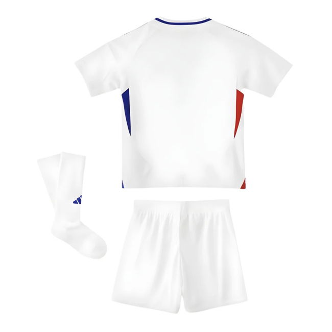 2024-2025 Olympique Lyon Home Mini Kit (Zaha 12)