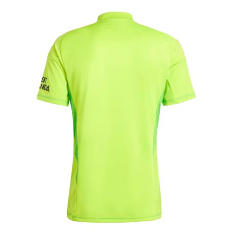 2024-2025 Arsenal Home Goalkeeper Shirt (Yellow) (Raya 22)