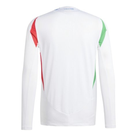 2024-2025 Italy Authentic Long Sleeve Away Shirt (DIMARCO 3)