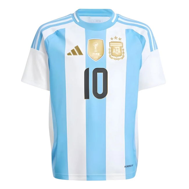 2024-2025 Argentina Lionel Messi Home Shirt - Kids