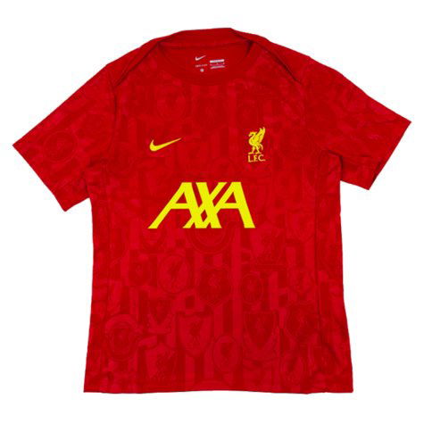 2024-2025 Liverpool Dri-Fit Pre-Match Shirt (Red) (Your Name)