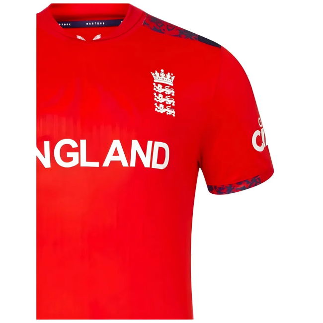 2024 England Cricket T20 Replica S/S T-Shirt - World Cup
