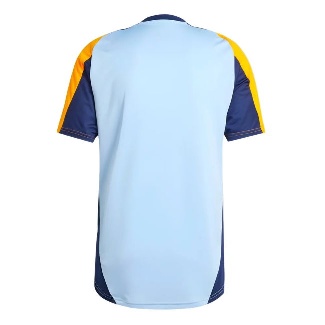 2024-2025 Real Madrid Training Shirt (Glow Blue)