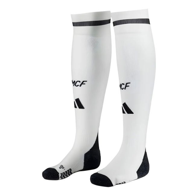 2024-2025 Real Madrid Home Socks (White)