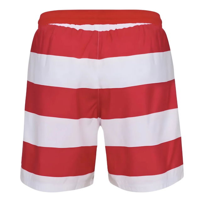2024-2025 Denmark Pattern Swim Shorts (Red)