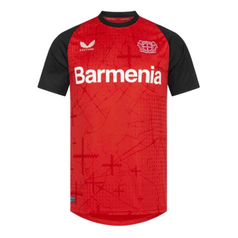 2024-2025 Bayer Leverkusen Home Shirt (Kids) (Grimaldo 20)