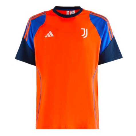 2024-2025 Juventus Training Tee (Orange) (Your Name)