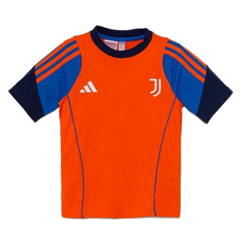 2024-2025 Juventus Training Tee (Orange) - Kids (Your Name)