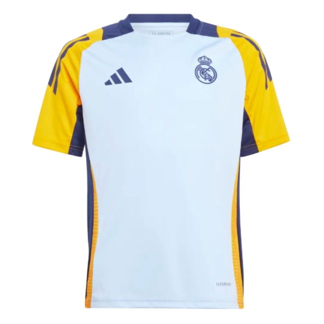 2024-2025 Real Madrid Training Shirt (Glow Blue) - Kids (Beckham 23)