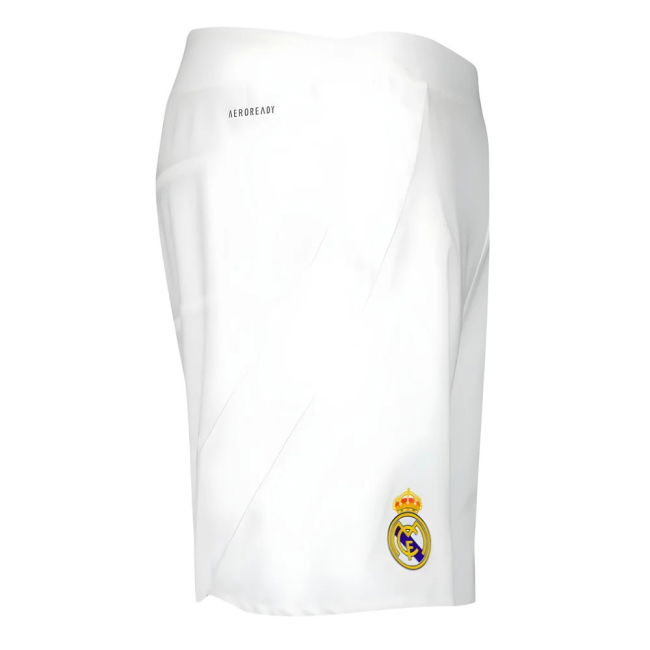 2024-2025 Real Madrid Authentic Home Shorts (White)