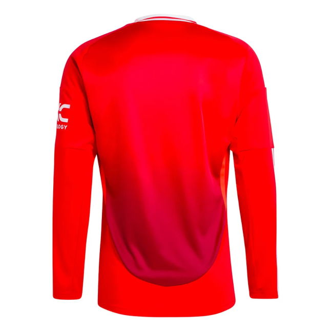 2024-2025 Man Utd Long Sleeve Home Shirt