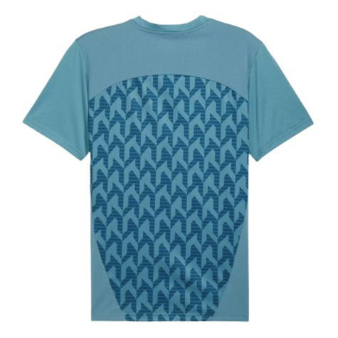 2024-2025 Marseille Pre-Match Shirt (Bold Blue) (Your Name)