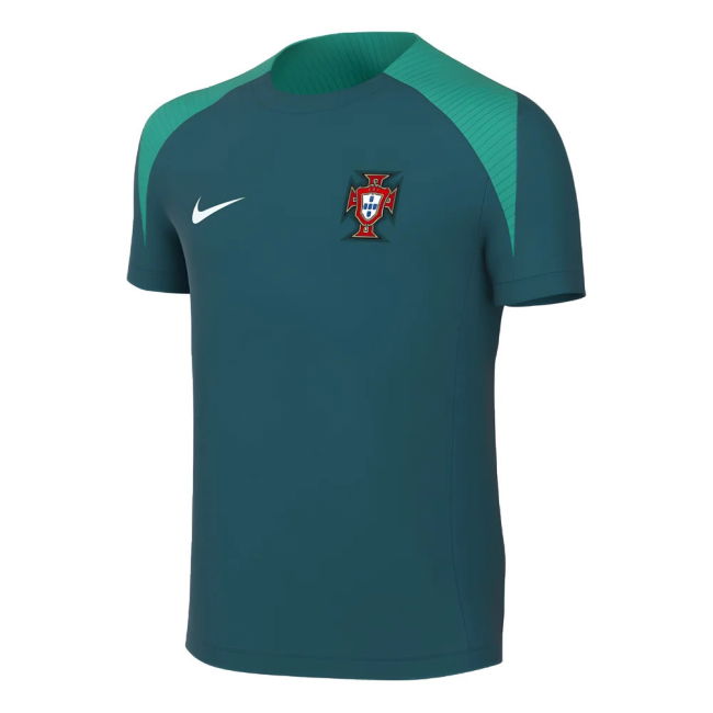 2024-2025 Portugal Dri-FIT Strike Training Shirt (Green) - Kids (Ronaldo 7)