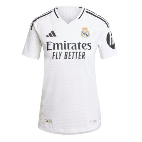 2024-2025 Real Madrid Authentic Home Shirt (Womens) (Your Name)
