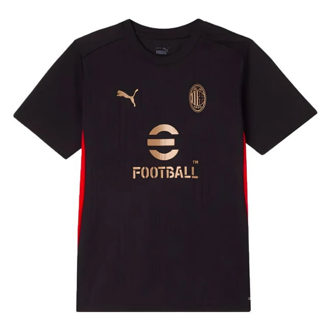 2024-2025 AC Milan Training Shirt (Black) - Kids (Kaka 22)