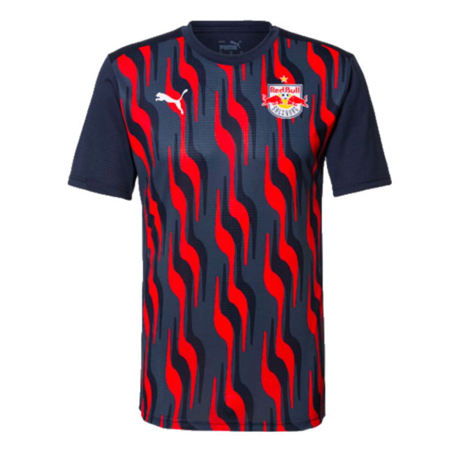2024-2025 Red Bull Salzburg Pre-Match Shirt (Navy) (Mane 10)