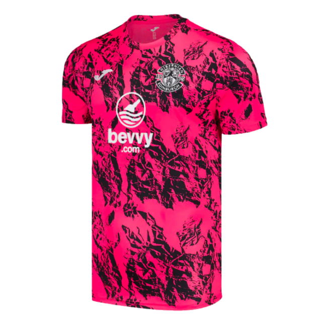 2024-2025 Hibernian Goalkeeper Shirt (Pink) (Your Name)