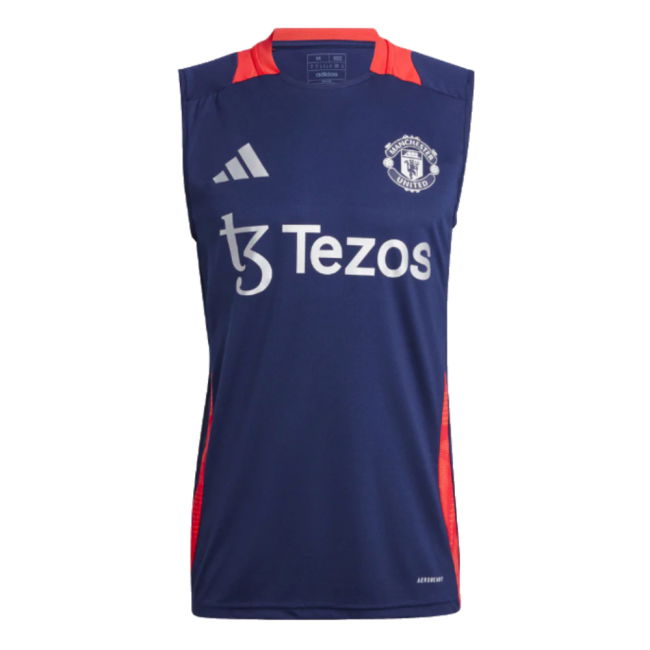 2024-2025 Man Utd Sleeveless Jersey (Night Indigo) (Hojlund 9)