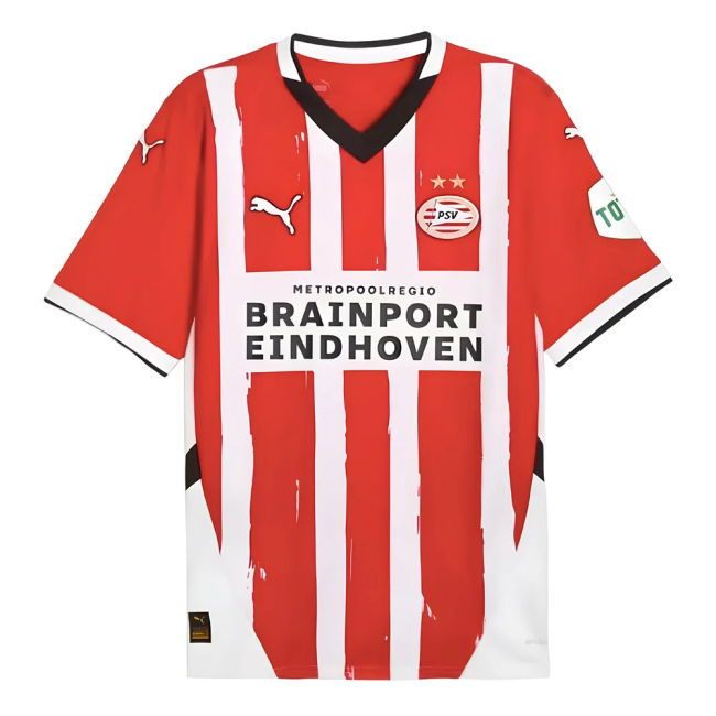 2024-2025 PSV Eindhoven Home Shirt (Your Name)