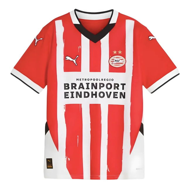 2024-2025 PSV Eindhoven Home Shirt (Kids) (Your Name)