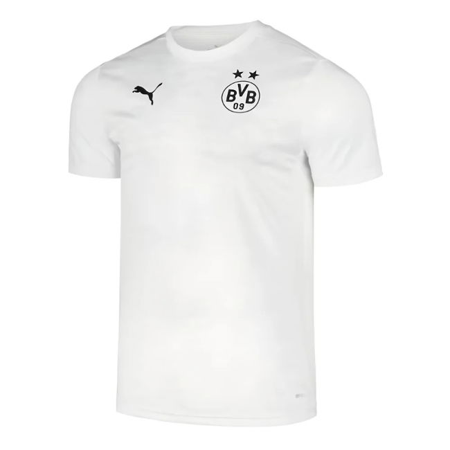 2024-2025 Borussia Dortmund Pre-Match Shirt (White) (Your Name)