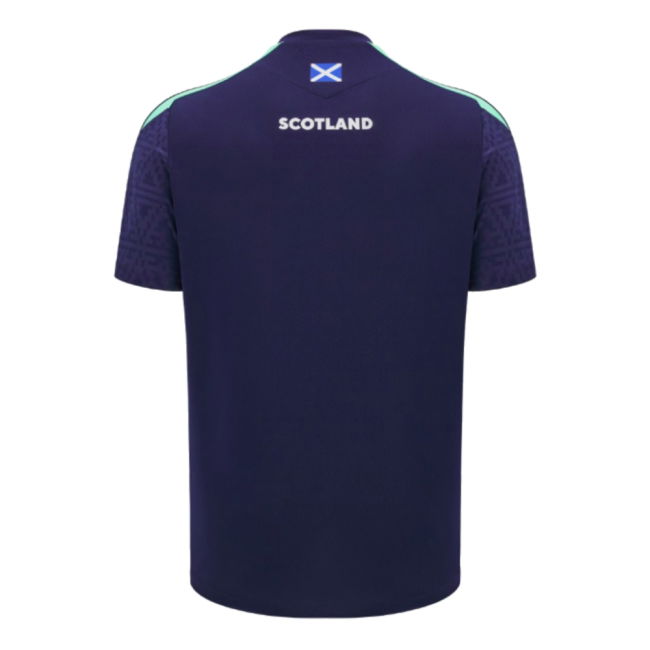 2024-2025 Scotland Rugby Poly Training Shirt (Navy)